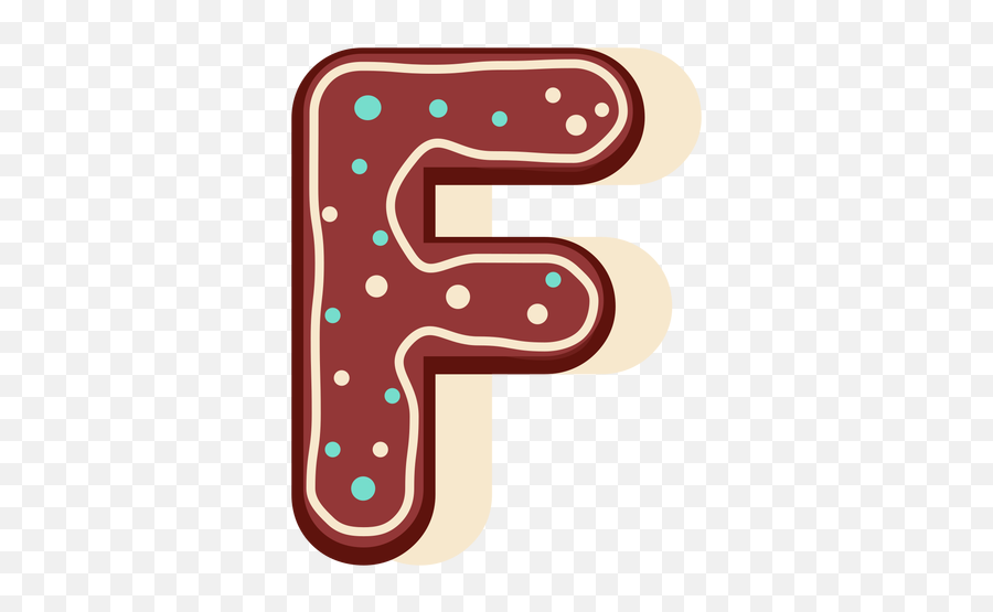 Gingerbread Letter F - Transparent Png U0026 Svg Vector File Pan De Jengibre Letra F,Letter F Png