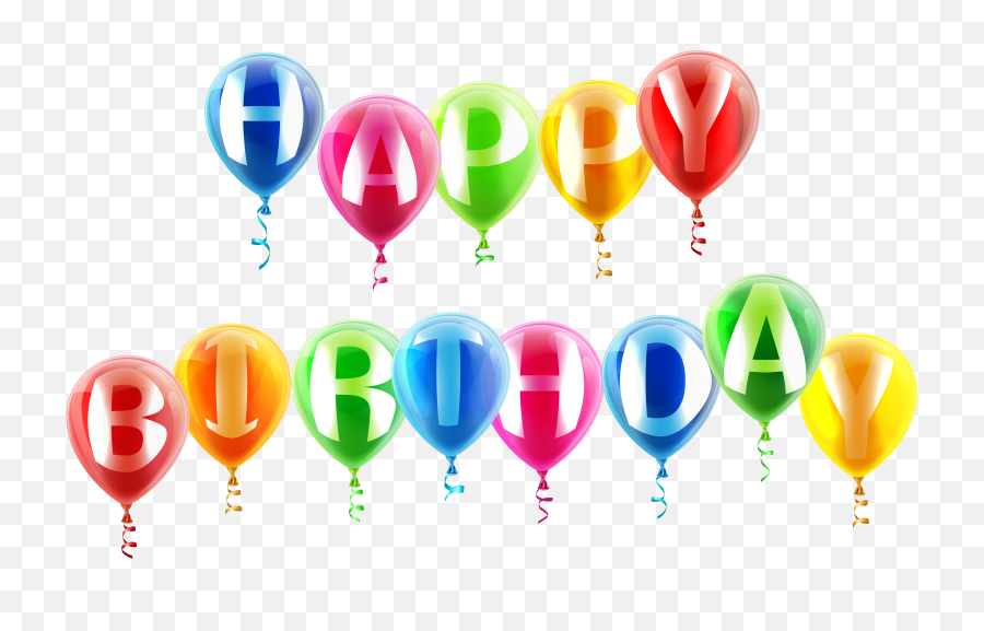 Happy Birthday Balloons Png - Happy Birthday Balloons Png Transparent Background,Birthday Balloons Png