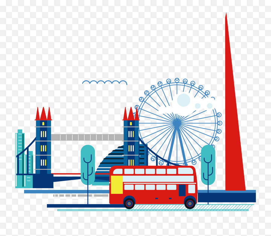 London Clipart Ferris Wheel - Ferris Wheel Png London Clipart Png,London Png