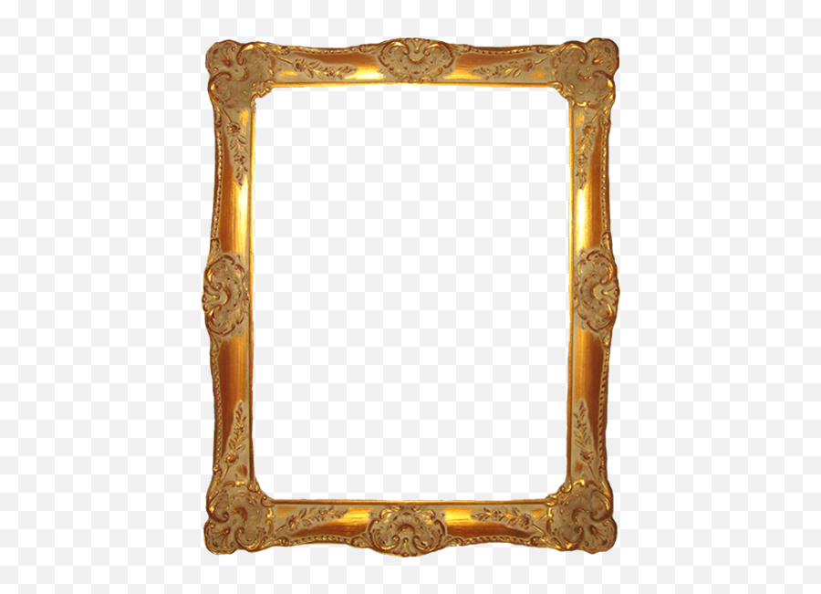 Bathroom Mirror Frame Hand Made - Gold Mirror Background Frame Png,Hand Mirror Png