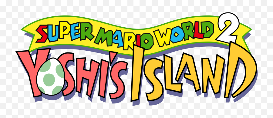 Logo For Super Mario World 2 Yoshiu0027s Island By - Illustration Png,Super Mario Logos