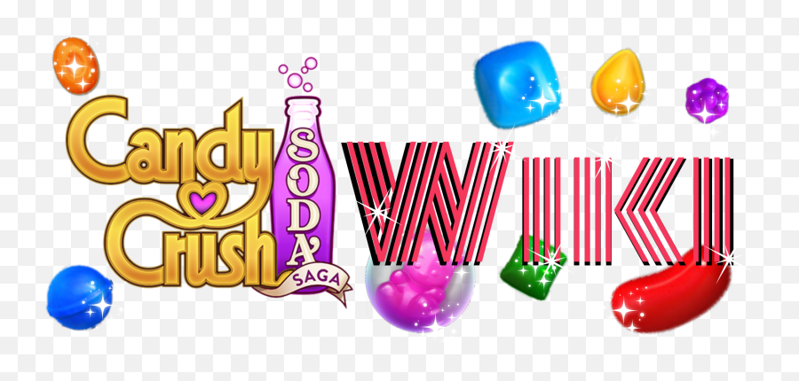 Clipart Candy Soda - Candy Crush Saga Png,Candy Crush Logo