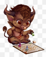 Minotaur By Kiwiggle Golden Harlequin Mythical Creatures - Fictional Character Png,Minotaur Png