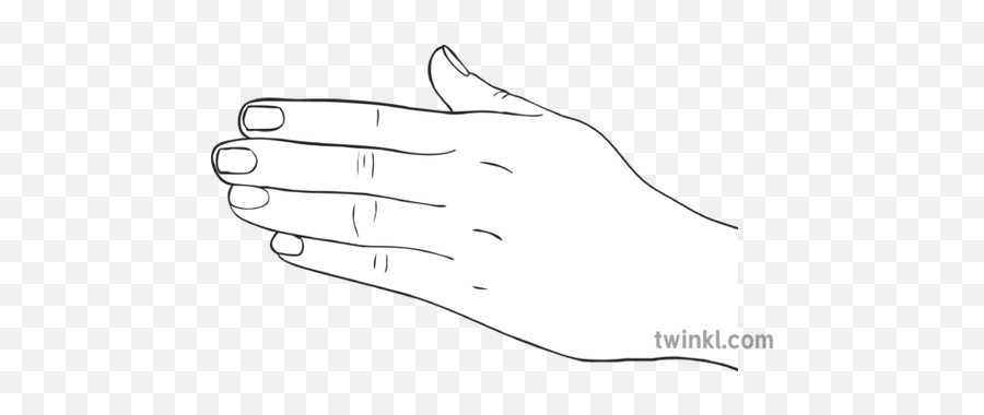 Hand Side Pose Fingers Flat Hands Idioms Proverbs Topics Ks2 - Side Hand Illustration Png,Flat Hand Png