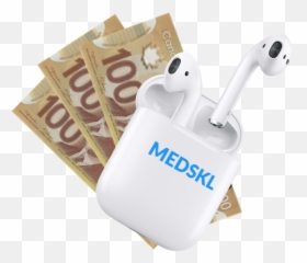 Airpod Contest - Medskl Live Medsklcom Language Png,Airpods Png