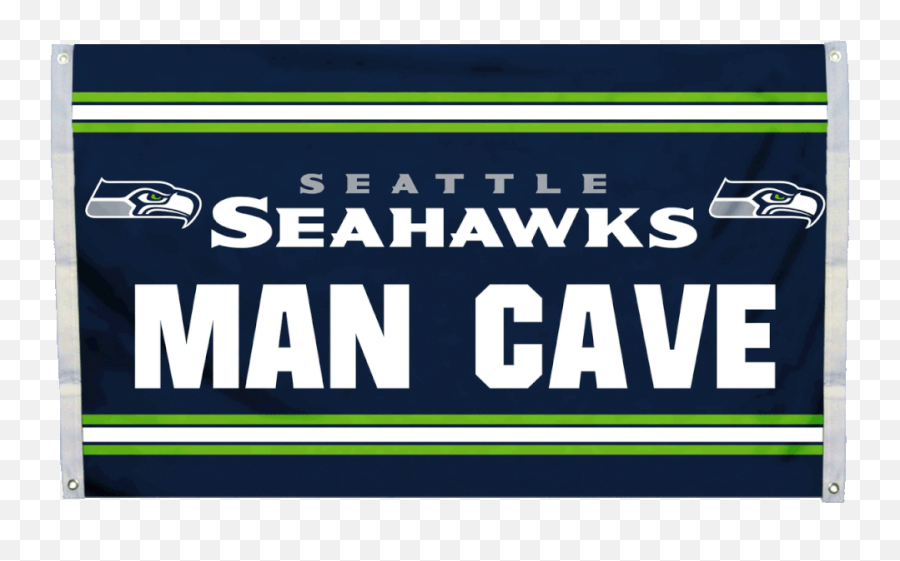 Seattle Seahawks Official 3x5 Man Cave Flag U2013 Fremont Die - Seattle Seahawks Png,Seahawks Logo Images
