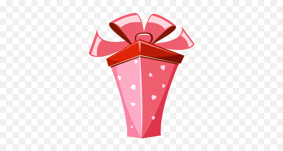 Download Hd Gift Boxes Image - Gift Box With Ribbon Png Cute Gift Box Png,Ribbon Png