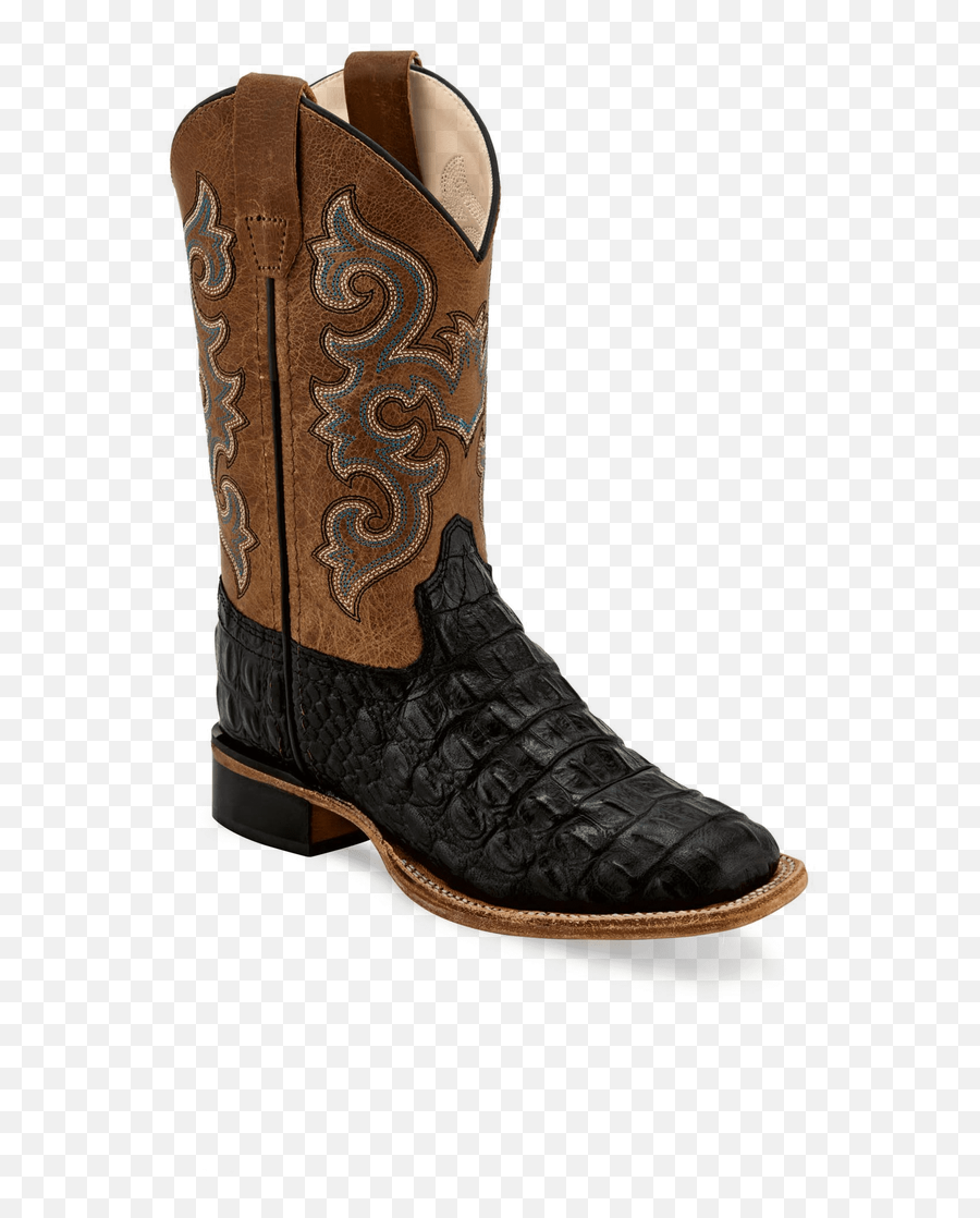 Old West Print Horn Back Gator Boots Kids - Bsc1829 Durango Boot Png,Boot Print Png