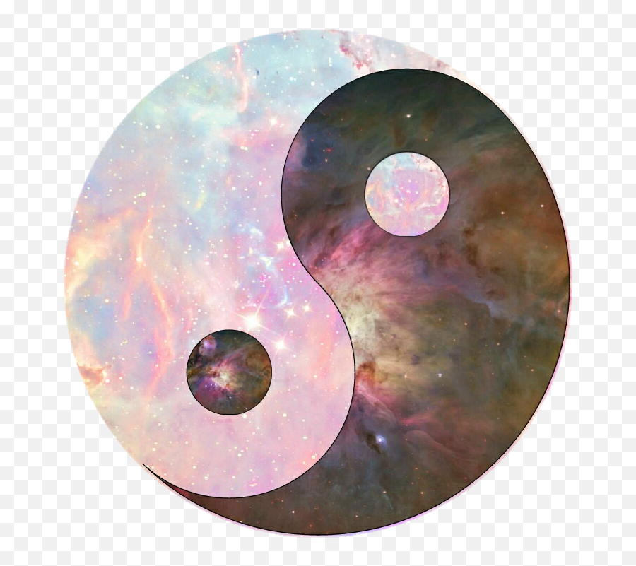 Galaxy Yinyang Clipart With Transparent 989614 - Png Images,Yin Yang Png