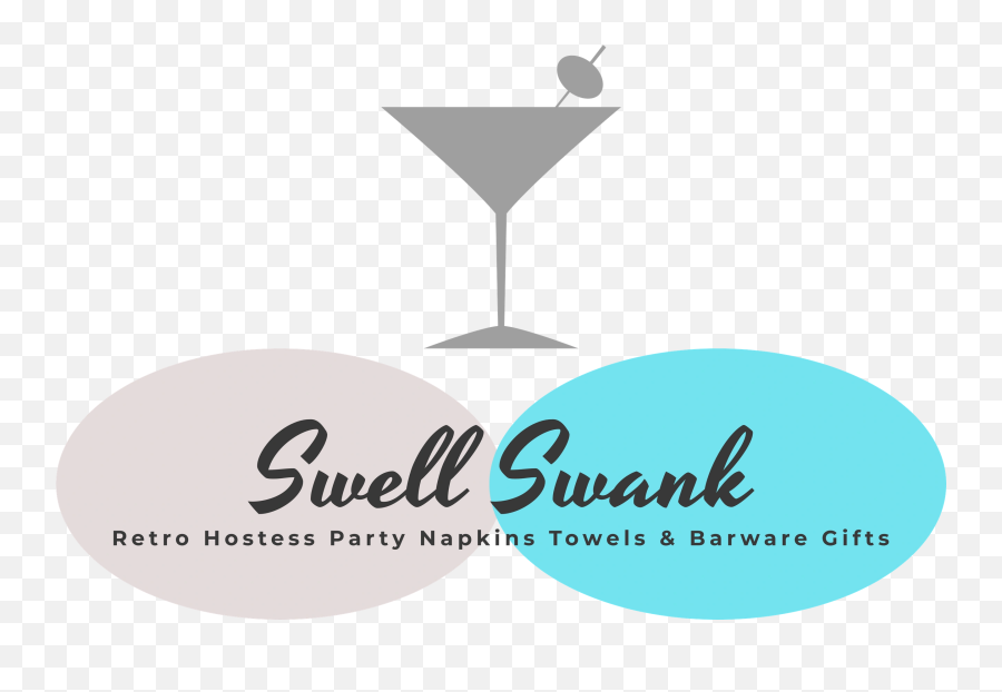 Swell Swank Gifts - Barware Gifts Retro Hostess Martini Glass Png,Hostess Logo