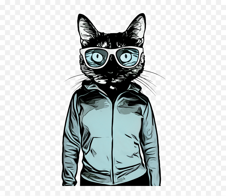 Cool Cat T - Shirt Cool Cat Art Prints Png,Cool Cat Png