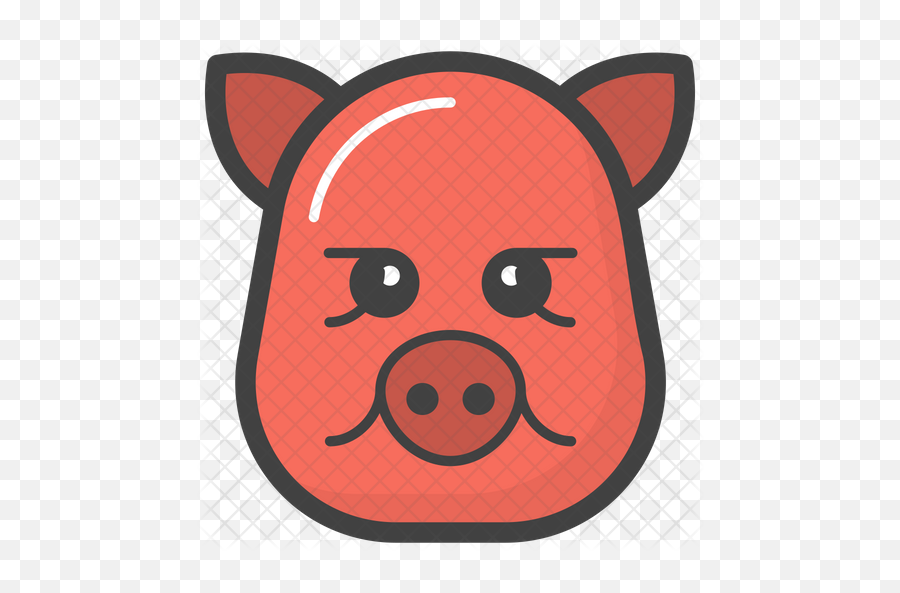 Sad Pig Emoji Icon - Dot Png,Pig Emoji Png
