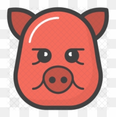 Sad Pig Emoji Icon - Dot Png,Pig Emoji Png