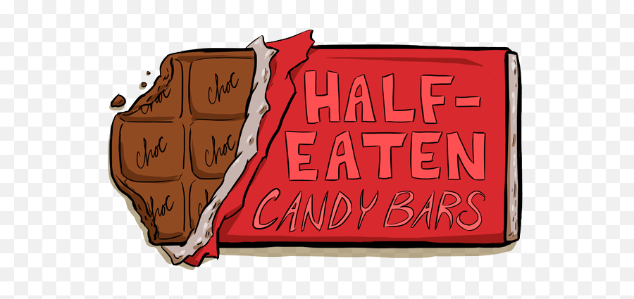 Half Eaten Candy Bar - Clip Art Library Cartoon Eaten Chocolate Bar Png,Candy Bars Png