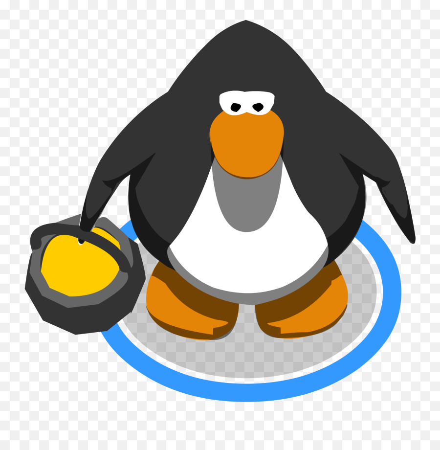 Download Pot Ou0027gold Ig - Club Penguin Sprite Jpg Full Size Penguin With A Top Hat Png,Pot Of Gold Transparent