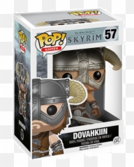 Funko Pop Games Skyrim Dovahkiin Vinyl Action Figure 57 - Skyrim Pop Vinyl Png,Dovahkiin Png