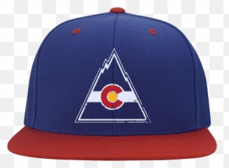 Retro Colorado Rockies Inspired Flat - Hat png
