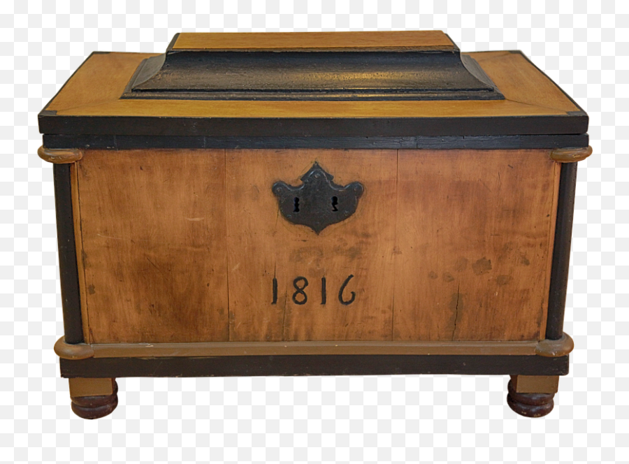 Chest Wood Iron Coin - End Table Png,Chest Png