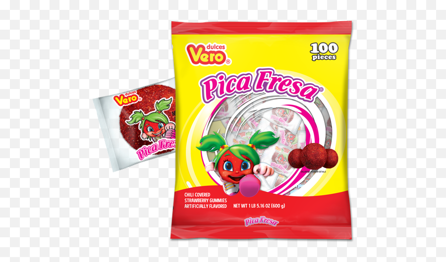 Vero Pica Fresa Candy Strawberry - Dot Png,Fresa Png