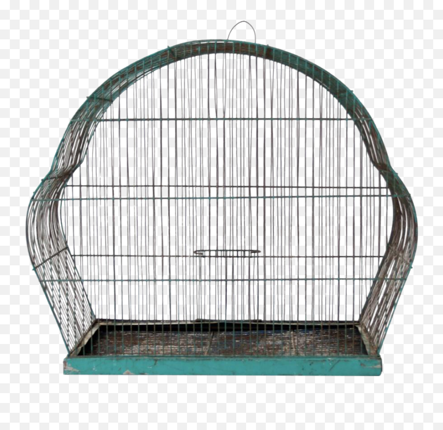 Vintage Wire Bird Cage - Horizontal Png,Birdcage Png