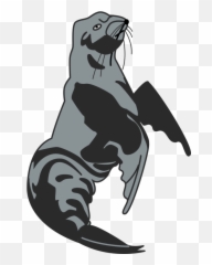 Marine Mammalcalifornia Sea Lionseal Png Clipart - Royalty Heraldic Walrus,Sea Lion Png