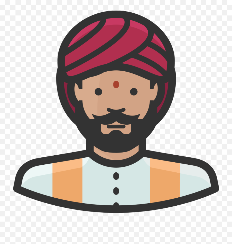 Indian Man Icon - Indian Man Icon Png,Indian Icon