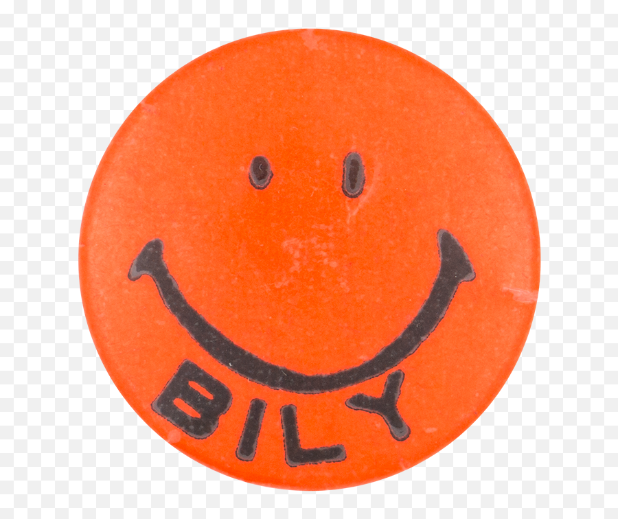 Bob Bily Smiley Orange Busy Beaver Button Museum - Happy Png,Bob Ross Icon