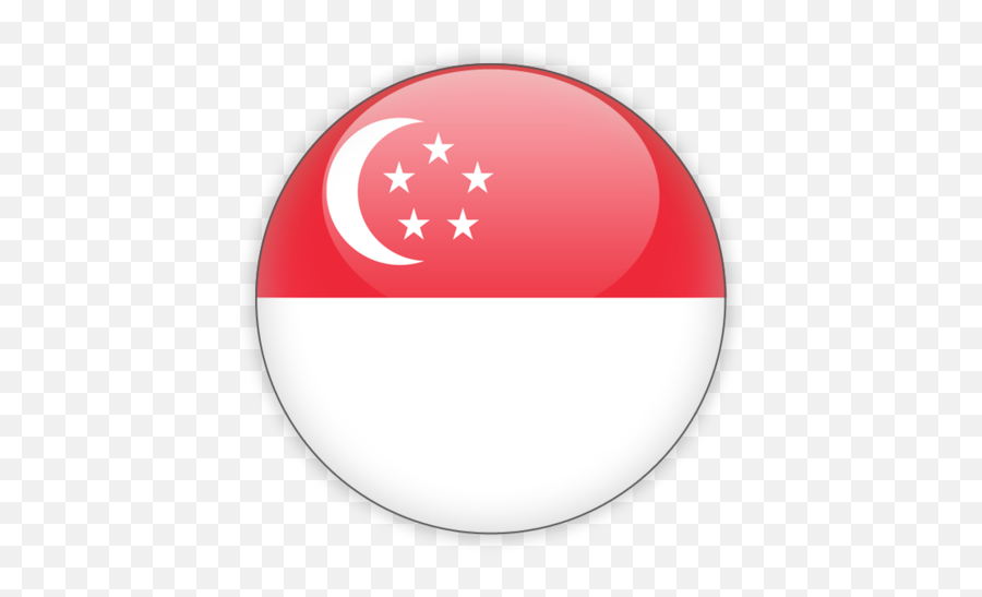 Flag Circle Png - Singapore Flag Circle Png Singapore Flag Transparent Singapore Flag Icon,Nigeria Flag Icon