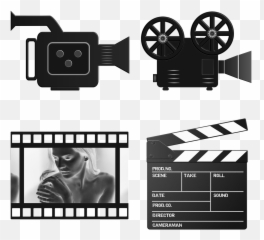 Movie Icon Symbol Logo Film Characters - Negative For Moive png