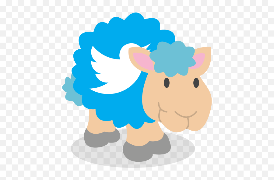 Sheep Twitter Social Network Icon - Free Download Twitter Social Png,Sheep Icon Png