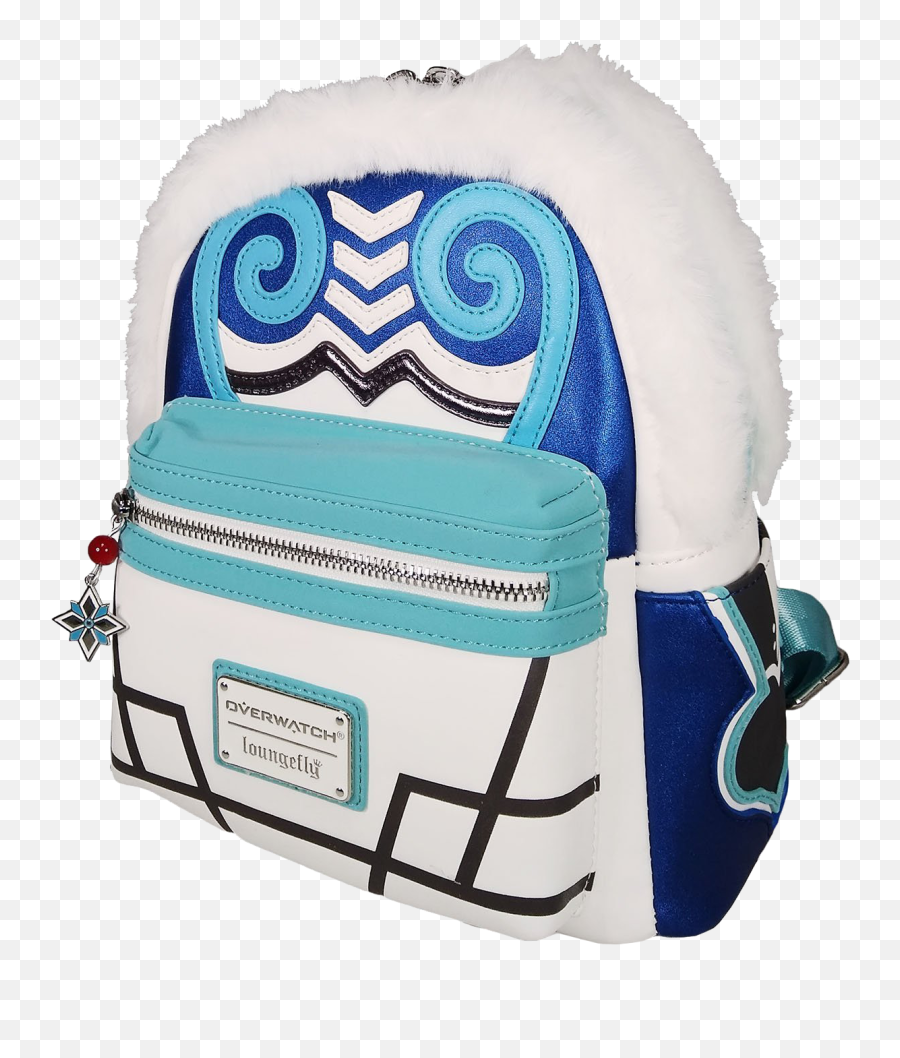 Loungefly Overwatch - Mei With Faux Fur Mini Backpack Overwatch X Loungefly Mei Png,Mei Overwatch Png