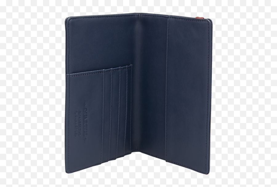 Quartus Navy Passport Case - Solid Png,Fossil Kelly Icon Wallet