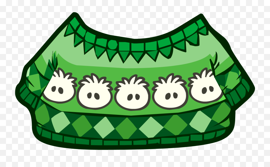 Holiday Puffle Story Icon - Club Penguin Green Sweater Club Penguin Puffle Sweater Png,Narrative Icon