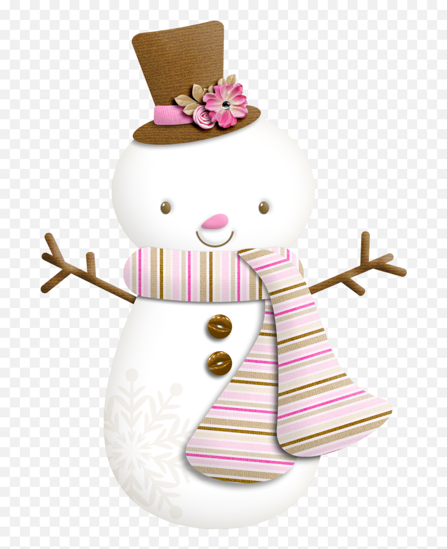 Download U203fu2040winteru203fu2040 Snowman Clipart Christmas - Snowmen Clipart Pink Png,Snowman Clipart Png