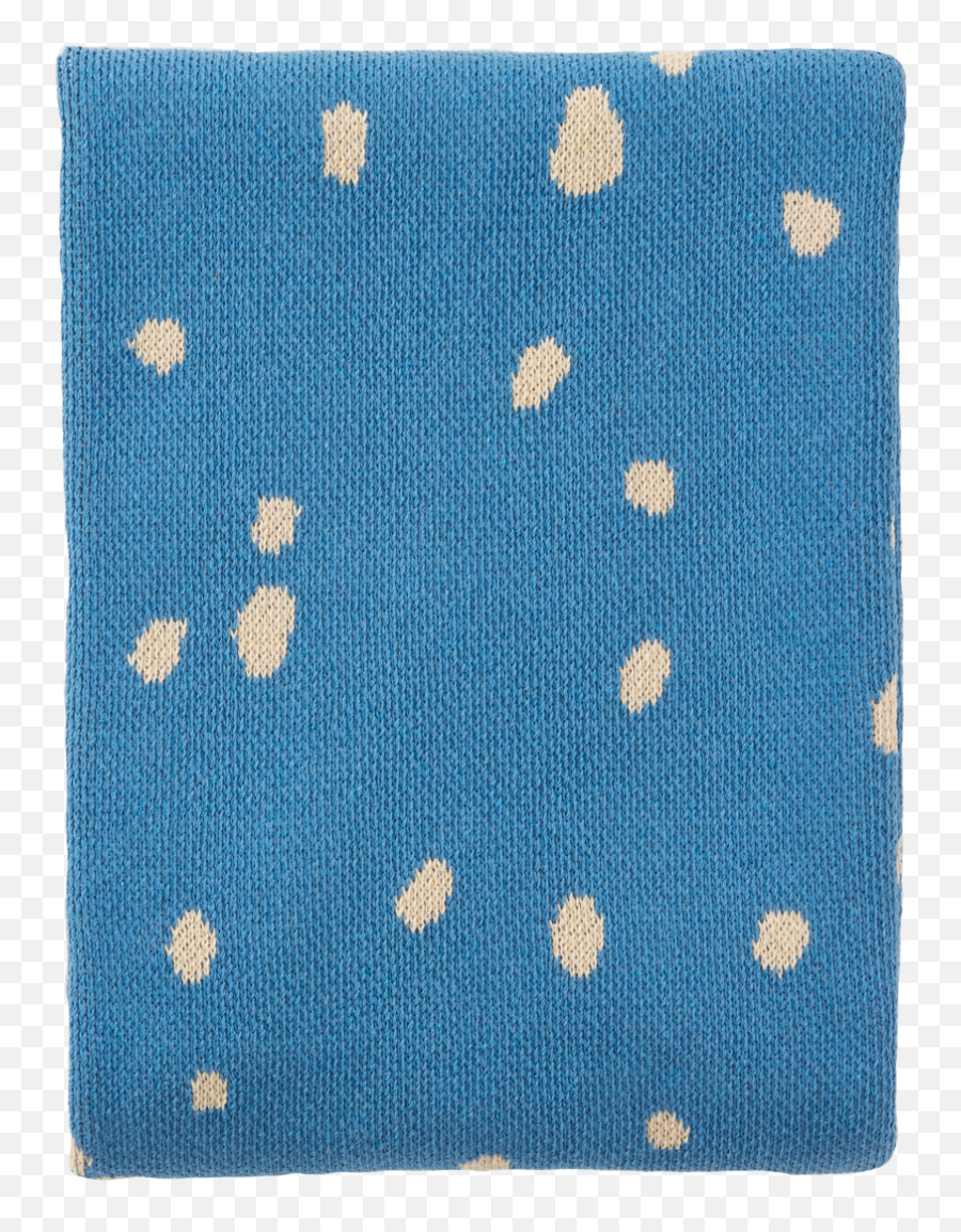 Dot Blue U2014 Hillery Sproattknit Blankets - Hillery Sproatt Wool Png,Blue Dot Png