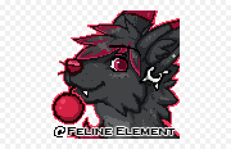 Pixel Icon - Flaredark By Felineelement Fur Affinity Dot Fictional Character Png,Furaffinity Icon