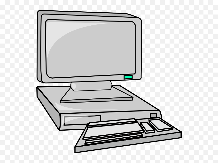 Desktop Computer Clip Art - Vector Clip Art Cartoon Computers Png,Desktop Computer Png