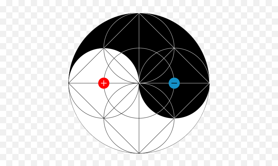 Taijitu - Sacred Geometry Symbols Png,Geometry Png