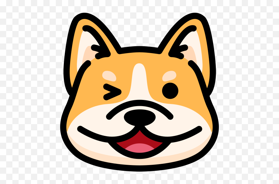 Laughing - Free Animals Icons Crying Dog Emoji Png,Dog Face Png
