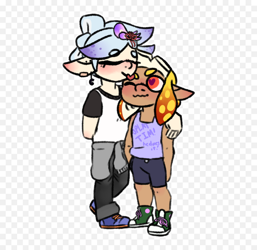 Agent 4 Marie Also Theyu0027re Girlfriends - Cartoon Clipart Agent 4 Marie Png,Marie Splatoon Icon