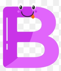 B Letter Purple Alphabet Letters Icon Png