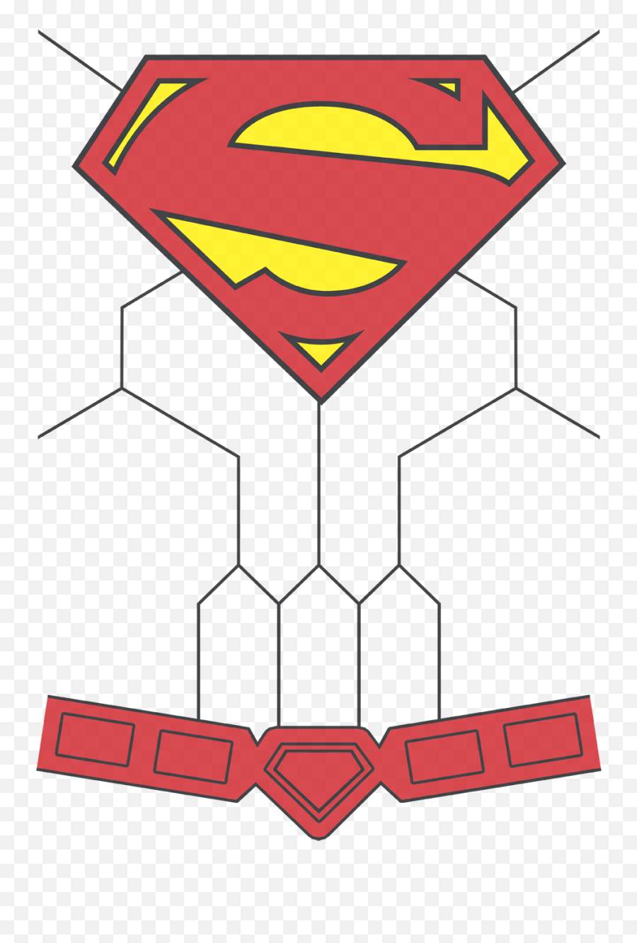 Superman New 52 Torso Menu0027s Regular Fit T - Shirt Superman New 52 Logo Png,Torso Png