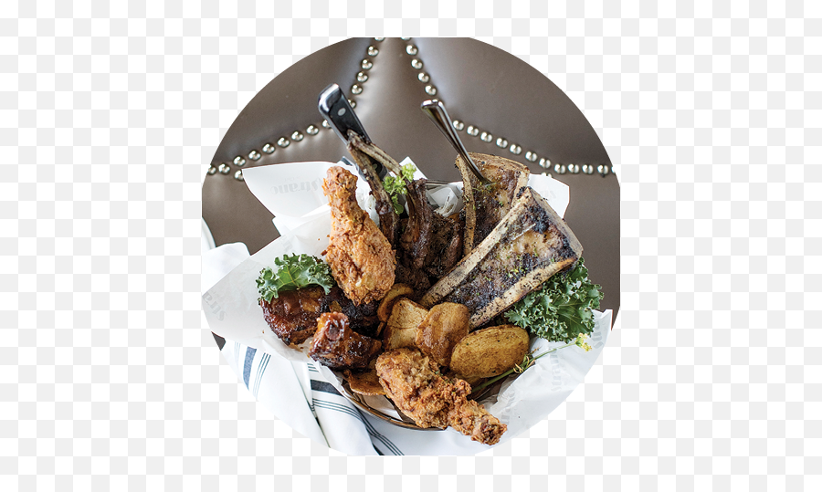 Top 10 Dishes For 2018 - Memphis Magazine Stranos Bucket Of Bones Png,Dishes Png