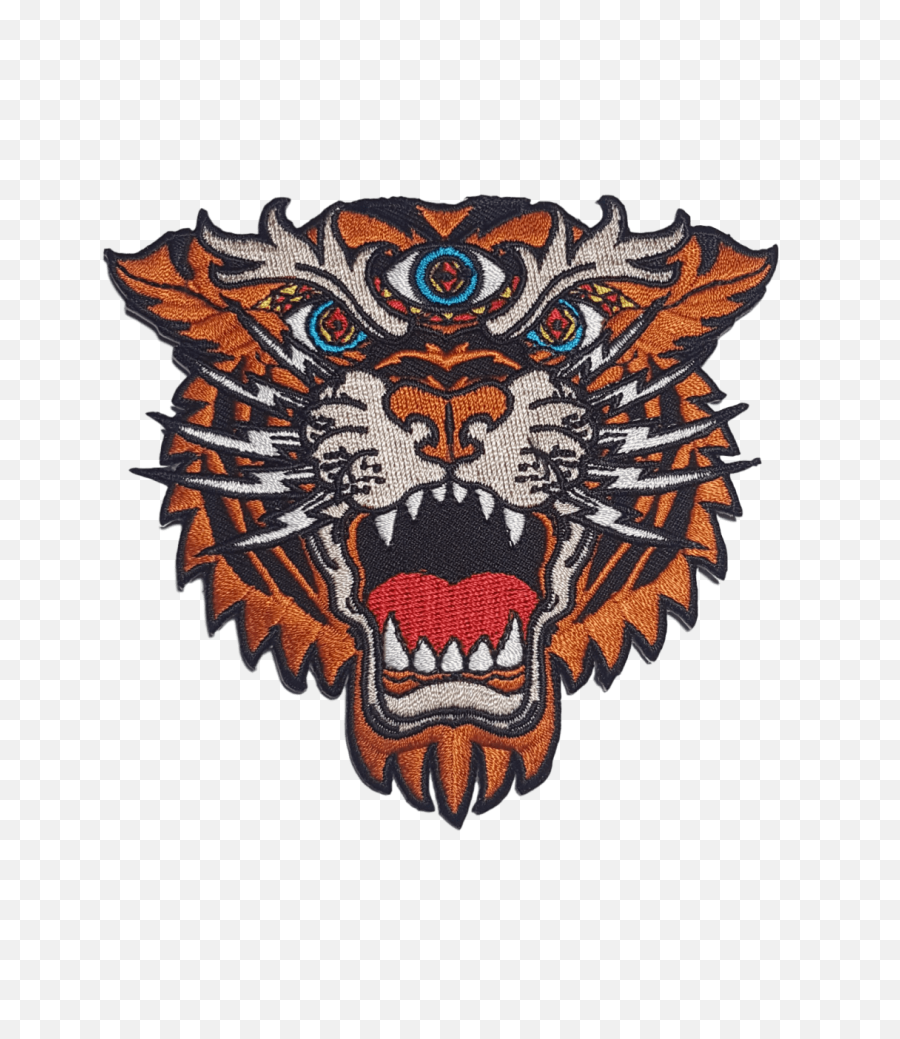Embroidered Patch Png Image - Third Eye Tiger,Third Eye Png