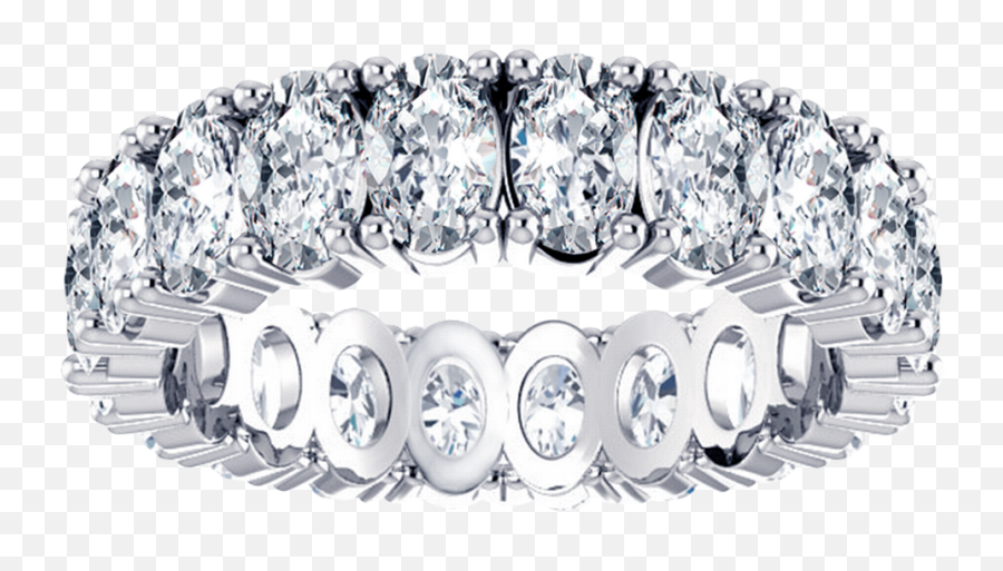 Oval Eternity Diamond Ring U0026 Gold Warehouse - Diamond Shapes Png,Diamond Ring Png