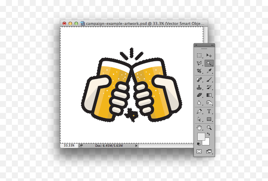 How Do You Add A Border In Photoshop - Cool Logo Sticker Design Png,Transparent Image Photoshop