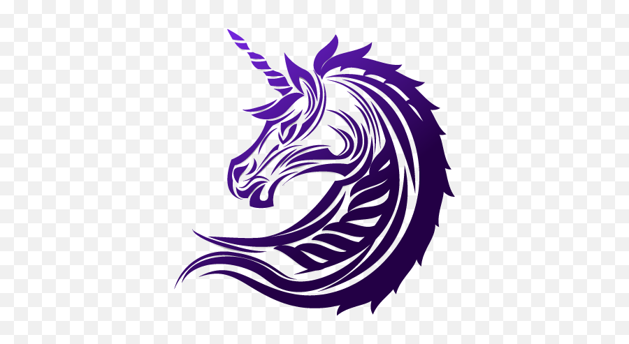 Download Tattoo Sleeve Purple Material Vector Unicorn - Unicorn Logo No Background Png,Stickers Png