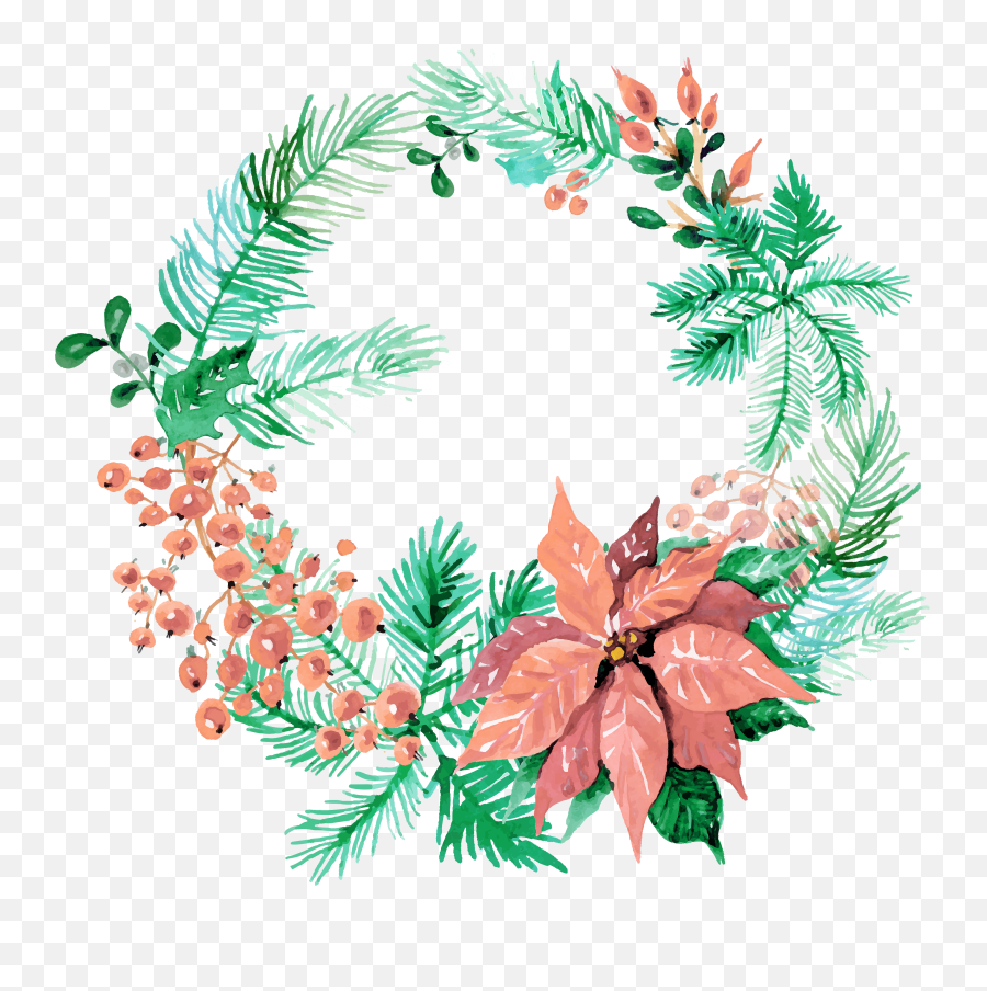Download Image Freeuse Free Wreaths Pretty Things - Christmas Png Watercolor,Christmas Wreath Png Transparent