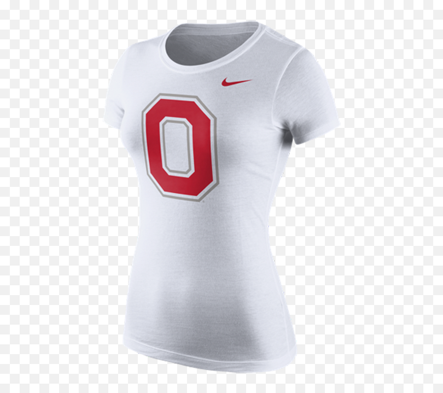 Ohio State Buckeyes Womens White Logo - Active Shirt Png,Nike Logo Jpg