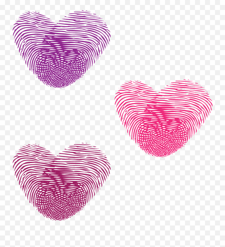 Heart Love Hearts - Thumbprint Hearts Png,Thumb Print Png